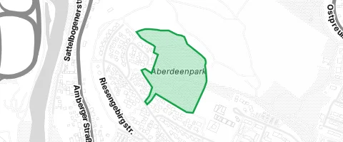 Gassi-Ort Aberdeenpark in Regensburg