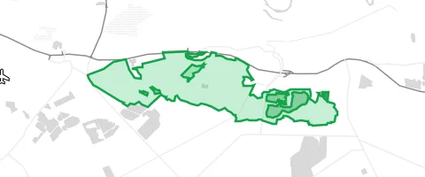Gassi-Ort Brucker Forst in Osterfeldsiedlung