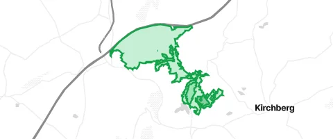 Gassi-Ort Bürgerwald in Hirschfeld