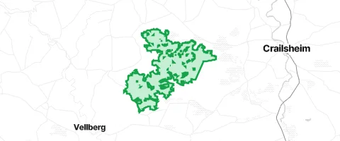 Gassi-Ort Burgbergwald in Oberspeltach