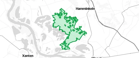 Gassi-Ort Diersfordter Wald in Wesel