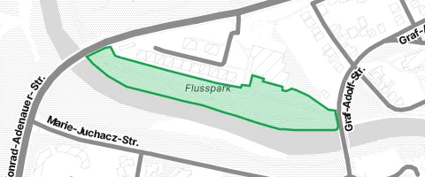 Gassi-Ort Flusspark in Lünen