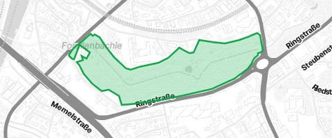 Gassi-Ort Glacis in Neu-Ulm