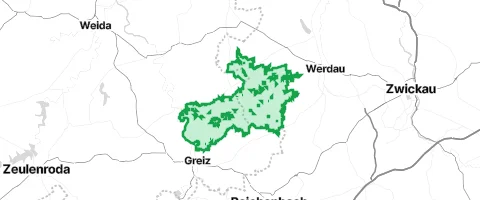 Gassi-Ort Greiz-Werdauer Wald in Mohlsdorf-Teichwolframsdorf