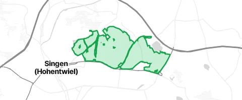 Gassi-Ort Großer Tannenwald in Singen (Hohentwiel)