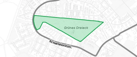 Gassi-Ort Grünes Dreieck in Roßleben-Wiehe