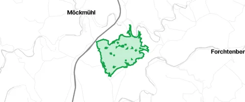 Gassi-Ort Harthäuser Wald in Widdern