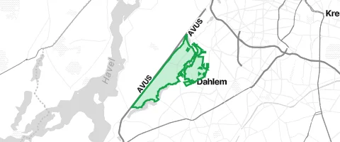 Gassi-Ort Hundeauslaufgebiet Grunewald in Berlin