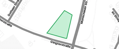 Gassi-Ort Hundefreilauffläche Gingterstraße in Mönchengladbach