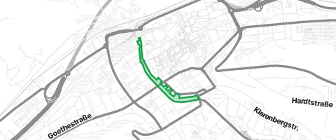 Gassi-Ort Josefsbach und Turniergraben in Schwäbisch Gmünd