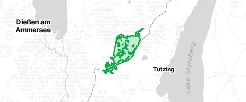 Gassi-Ort Kerschlacher Forst in Tutzing