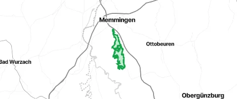 Gassi-Ort Memminger Stadtwald in Woringen