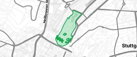 Gassi-Ort Mittlerer Schlossgarten in Stuttgart