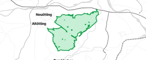 Gassi-Ort Öttinger Forst in Emmerting