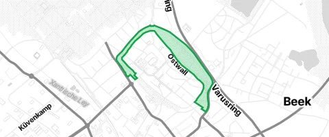 Gassi-Ort Ostwall Park in Xanten