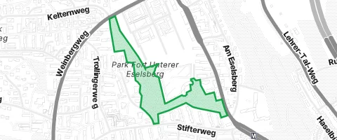 Gassi-Ort Park Fort Unterer Eselsberg in Ulm