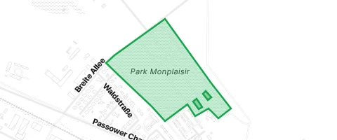 Gassi-Ort Park Monplaisir in Schwedt/Oder