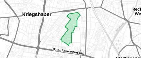 Gassi-Ort Reese-Park in Augsburg