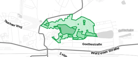 Gassi-Ort Schloß- und Landschaftsgarten zu Machern in Machern