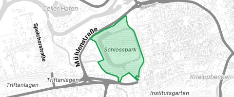 Gassi-Ort Schlosspark in Celle