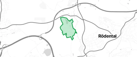 Gassi-Ort Schloßpark Rosenau in Rödental