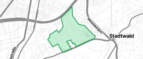 Gassi-Ort Stadtwald in Essen