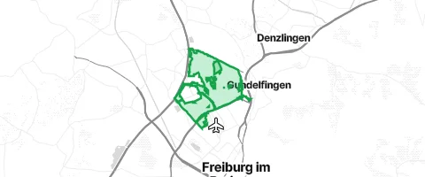 Gassi-Ort Stadtwald in Freiburg im Breisgau