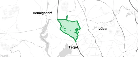 Gassi-Ort Tegeler Forst (nördl. Teil) in Berlin