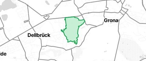 Gassi-Ort Thielenbruch in Köln