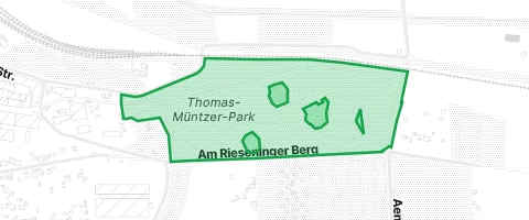 Gassi-Ort Thomas-Müntzer-Park in Mühlhausen/Thüringen