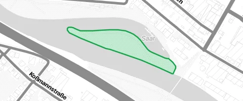 Gassi-Ort Vogelinsel in Saarbrücken