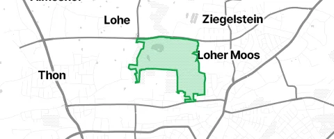 Gassi-Ort Volkspark Marienberg in Nürnberg