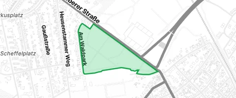 Gassi-Ort Waldpark in Offenbach am Main