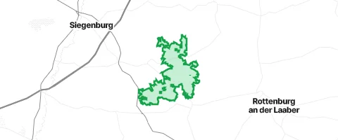 Gassi-Ort Wildenberger Holz in Willersdorf